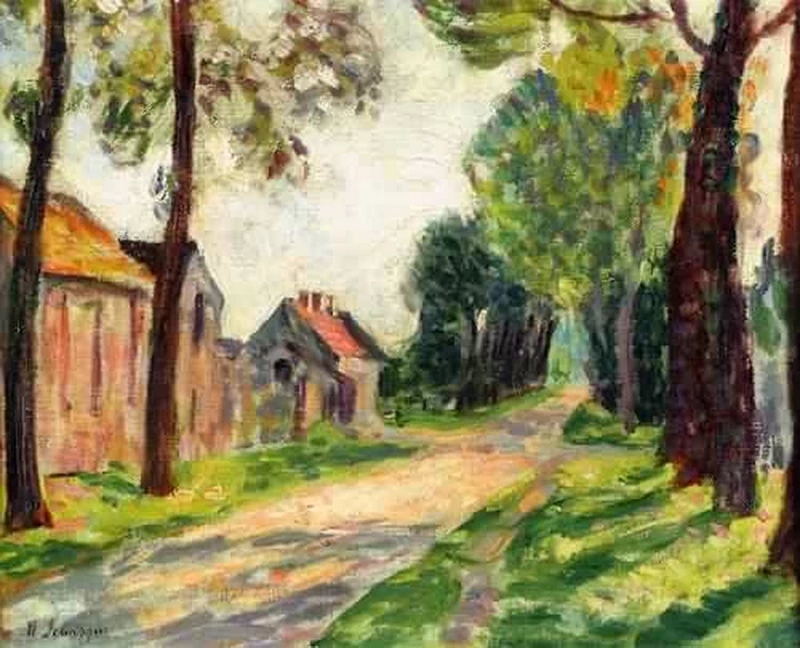Strada a Lagny in Chessy - 1906